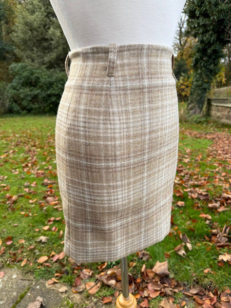 Tweed Mini Skirt - Whitewell