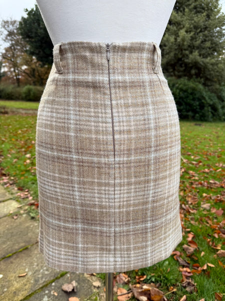 Tweed Mini Skirt - Whitewell